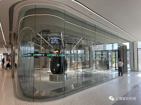 上海松江印象城Aape店鋪LED顯示屏設計、安裝 上海松江印象城Aape店鋪LED顯示屏設計、安裝